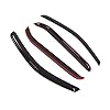 Tuningpros WD2-362 Dark Smoke 4 Pcs Set Window Visor (Outside Mount) Deflector Rain Guard Compatible with 2005-2016 Nissan Xterra #1