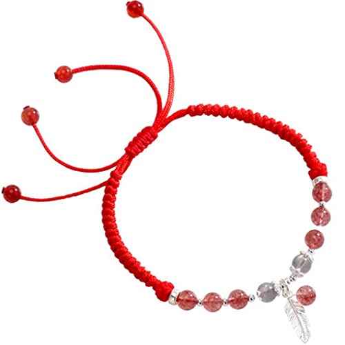 Bracelet cheville cordon rouge en argent sterling, fini les bijoux ternes qui irritent la peau