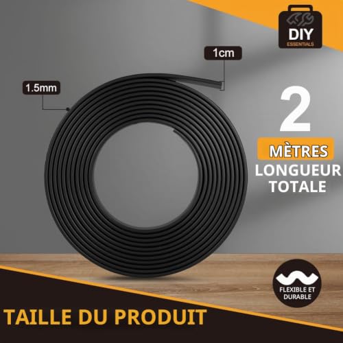 Flintronic 2M Bande Magnétique Adhesive, 1CM x 1.5MM Aimant Autocollant – vue 2