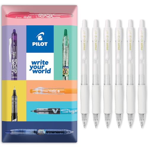 Bolígrafos Pilot G-2 Retráctiles Gel 0.7 mm Pack 6 miniatura 1