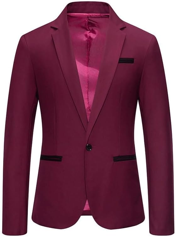 Suit Coat Performance Banquet Man Leisure Business Gentleman Button Decoration Jacket
