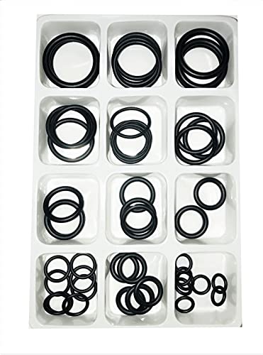 Assorted 50pcs O-Rings O Ring Gasket kit Rubber Washers 12 Sizes Rubber O Rings