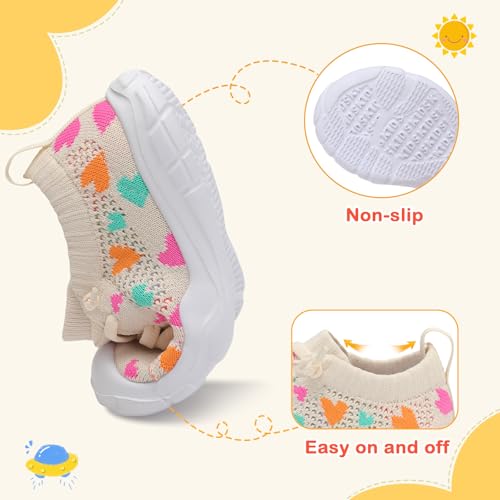 Image of LeIsfIt Toddler Shoes Boys Girls Wide Toe Box Breathable Slip-On Sneakers Kids Lightweight Barefoot Feel Shoes for Everyday Play