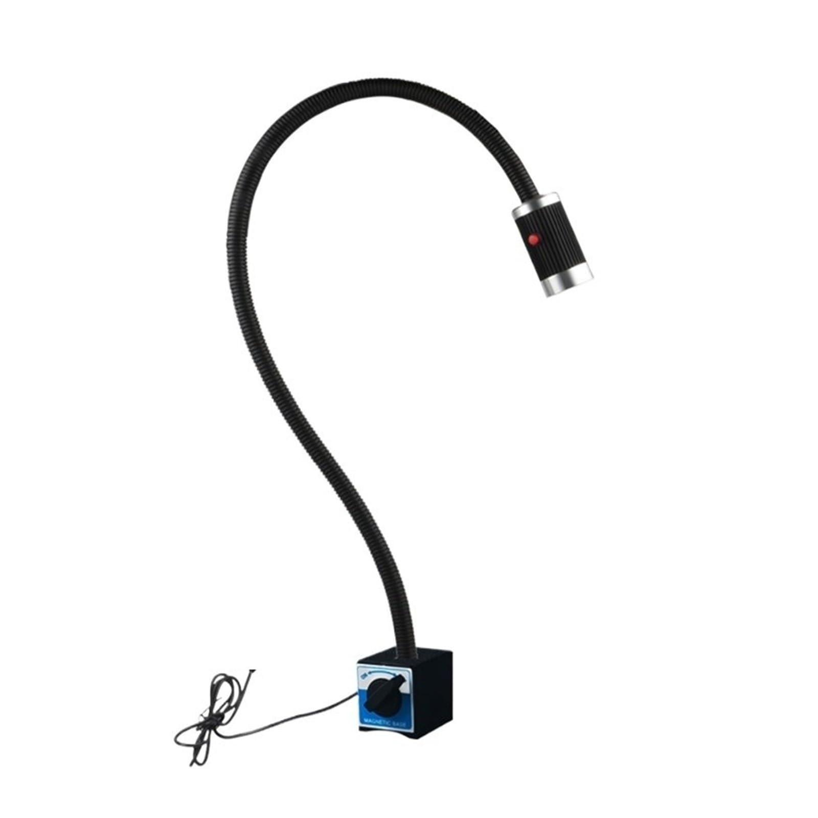 Luz De Máquina LED Con Base Magnética 9W AC/DC Soft Rod