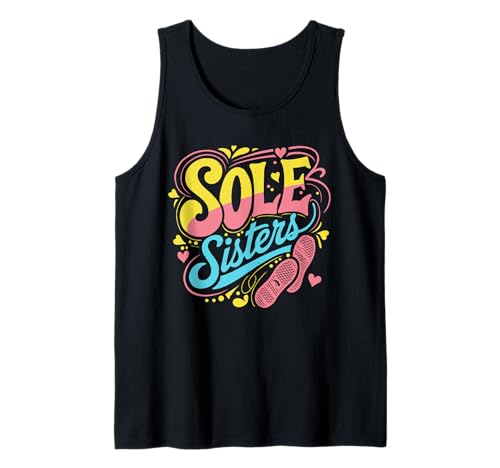 Sole Sisters, Runner Gifts For Women, Funny Running Marathon Tank Top
