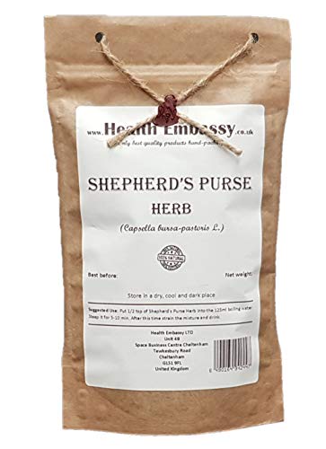 Health Embassy Shepherd's Purse Herb Tea | Capsella Bursa-Pastoris L | 50 g