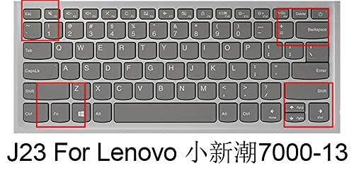 Protector de teclado de silicona HRH para Lenovo Yoga y Flex miniatura 2