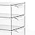 mDesign Plastic Stackable 3-Drawer Kitchen Storage Organizer - Bin with Divided Pull-Out Drawers for Pantry, Shelf, Fridge/Refrigerator, and Freezer Organization - Lumiere Collection - Clear