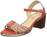 SYNTHETIQUE LES TROPEZIENNES PAR M. BELARBI Femme Lania Sandale, Corail-Or, 38 EU