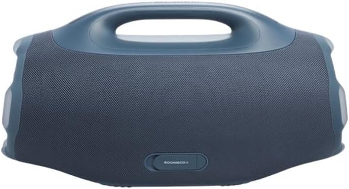 JBL Boombox 4, Altifalante Bluetooth portátil, som JBL Pro, AI Sound Boost, resistente à água/pó IP68, autonomia de 34 h, Life, Auracast, 2 configurações de reforço de graves, azul
