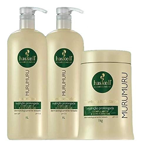 Shampoo Condicionador e Máscara Murumuru Haskell 1000ml