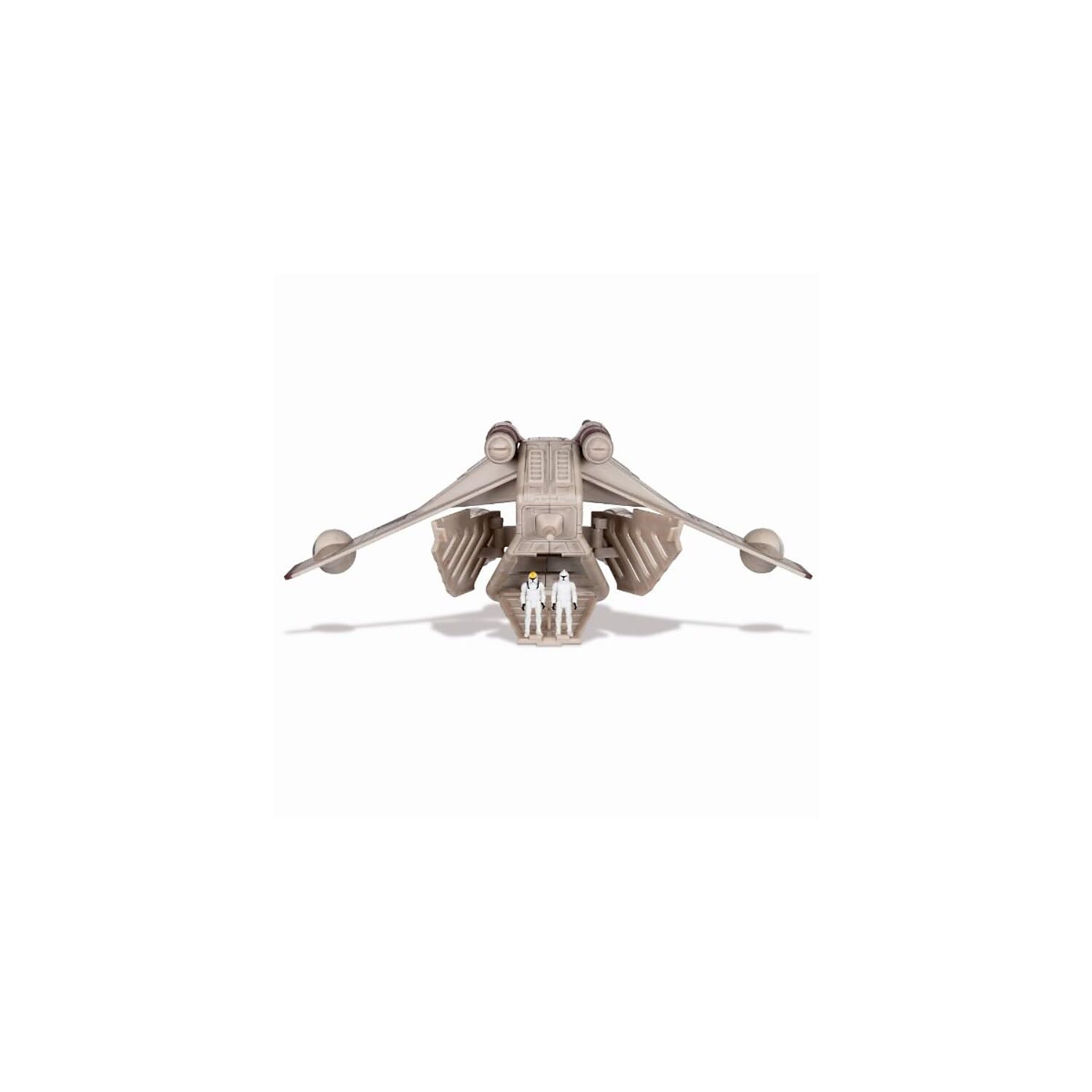 Star Wars Micro Galaxy Squadron Low Altitude Assault Transport LAAT (LAAT) - 5-Inch Starfighter Class Vehicle with Two Micro Figure Accessories - Image 2