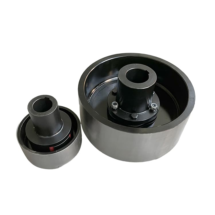 Accouplement à broches flexible avec roue de frein, accouplement élastique for machines à basse vitesse avec protection contre les surcharges