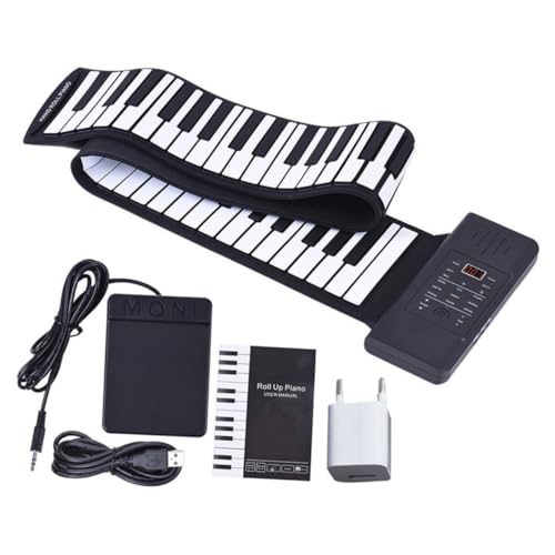 TOYANDONA 1 Jeu De 88 Rouleaux 88 touches de piano instrument de musique piano pour débutant piano électronique roulé à la main piano roulé à la main Piano pliable 88 touches Plastique Black - Les Beatles, Paul McCartney, John Lennon, RIngo Starr, George Harrison TOYANDONA 1 Jeu De 88 Rouleaux 88 touches de piano instrument de musique piano pour débutant piano électronique roulé à la main piano roulé à la main Piano pliable 88 touches Plastique Black