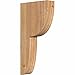Ekena Millwork COR04X12X24CRE00SWR Crestline Smooth Corbel, 3 1/2" Width x 12" Depth x 24" Height, Western Red Cedar