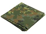 Bundeswehr Halstuch / Dreiecktuch Flecktarn 100% Viskose