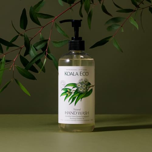 Image of Koala Eco Hand Wash - with Australian Lemon Scented Eucalyptus & Rosemary Essential Oil - 16 Fl Oz (Pack of 6)