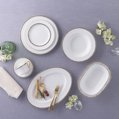 Noritake Haku Service de table 5 pièces idée cadeau mariage
