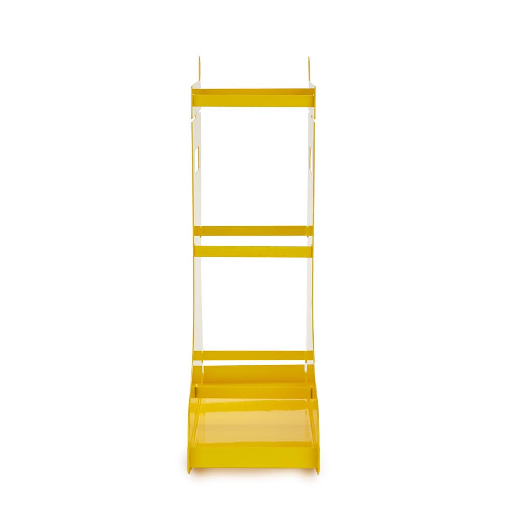 Balvi Porta ombrelli Rain Boots Colore Giallo Facile circolazione dell'Aria e con vaschetta per la ra