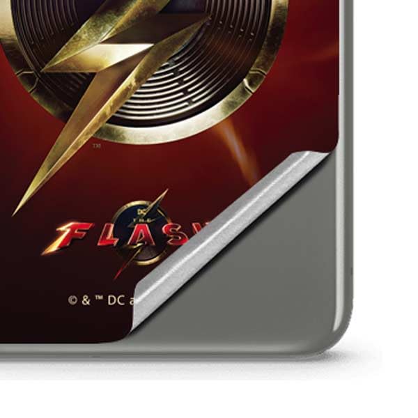 Skinit Decal Phone Skin Compatible with Google Pixel 8 - Officially Licensed DC Comics The Flash Movie: Logo Poster Design