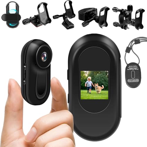 SecuraLen Action Cam, HD 1080P & Grand Angle 120° Camera Moto, Vision Nocturne, Fixation Magnétique et écran Camera Velo Idéal pour Les Sports et Les Activités de Plein Air
