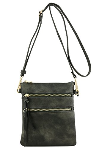 Isabelle Functional Multi Pocket Crossbody Bag (Black Pearl) - Thumbnail 2