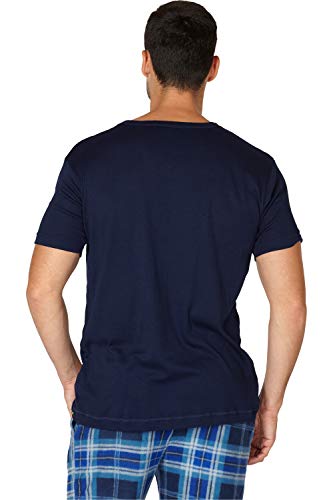 INTIMO Mens Short Sleeve Pima Cotton V Neck Top2