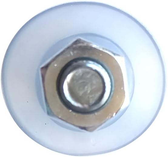 M8 Clear PVC Long Screw Suction Cup with Hex Nut for Furniture Adjustable Foot,Floor Protection(M8-L1.3-D3.5CM) (80 pcs)