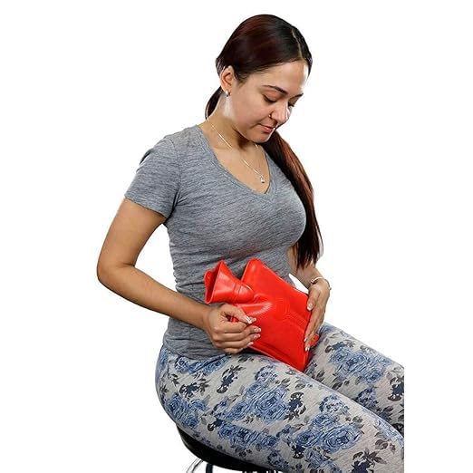 Hot Bag REDITEX Hot Water Bag (1 litre) Non Electric Rubber Bottle hot bag, hot water bag for period cramps, Heating Bottle, for Body Pain Relief Therapy, Hot and Cold Therapies. (Multicolor) 2