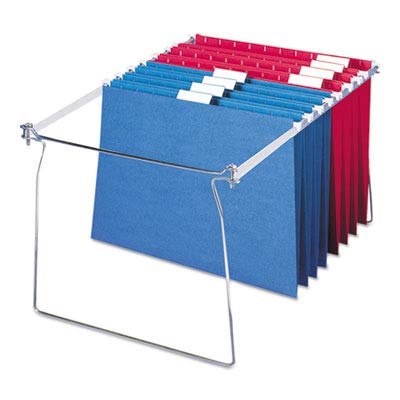 Smead Hanging Folder Frames, 2-Pack, Letter Size, Heavy-Gauge Steel, Adjustable 23 to 27 Inch, for File Cabinet Drawers, Home Office and Business Document Organization image 2