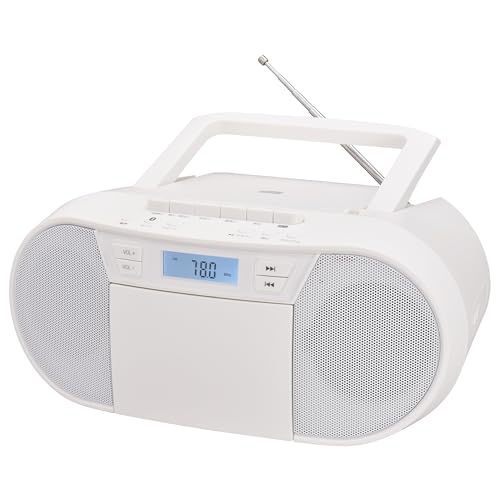 Amazon.co.jp: オーム(OHM) AudioComm CDラジカセ ホワイト｜オーム