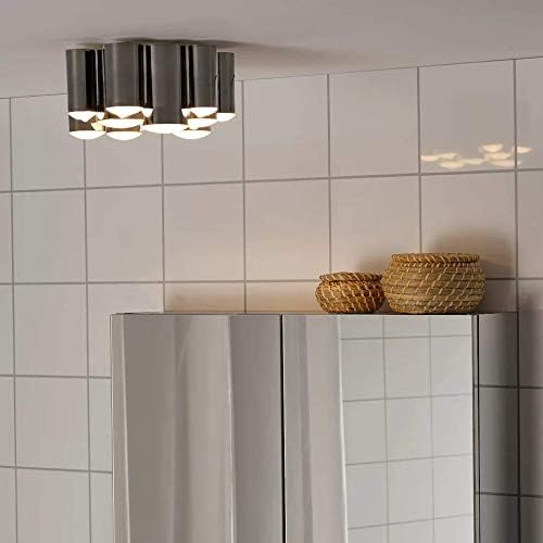 Làmpada de sostre regulable LED IKEA Sodersvik Lamp instal·lat en un bany