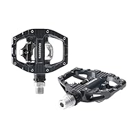Shimano PD-EH500, SPD-Fahrradpedale, Klampen-Set inklusive, Mountainbike, zweiseitige Plattform, Metall