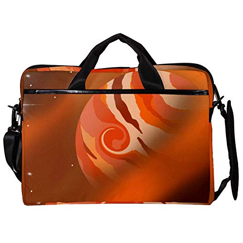 Bolsa de mensajero para portátil de 14 a 15.4 pulgadas con diseño espacial de Júpiter