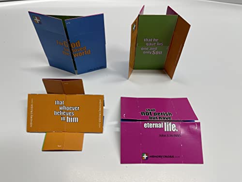 John 3:16 - Niv Origami Bible Verse 24/Pack #TOP5