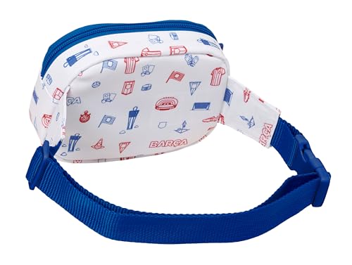 Image of FC Barcelona Preschool Fanny Pack for Kids, Ideal for Teenagers and Children of Different Ages Comfortable and Versatile, Quality and Resilience, 14 x 4 x 11 cm