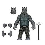 McFarlane Toys- Teenage Mutant Ninja Turtles (Page Punchers) Rocksteady 5in Action Figure with Comic