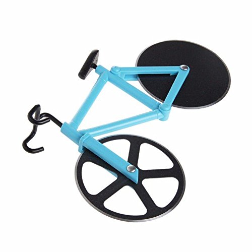 Cortador de Pizza - Bicicleta Azul - Fatiador Bike