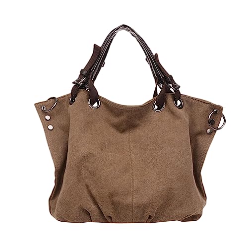 Sac à bandoulière dames COLLBATH grand sac fourre-tout de travail en toile kaki
