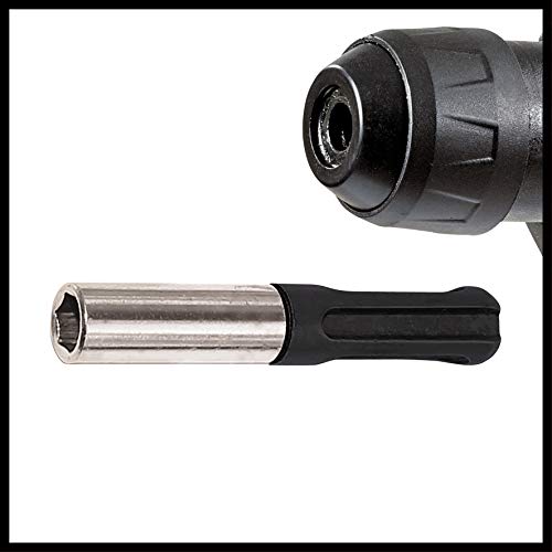Einhell Accu Boorhamer TE-HD 18 Li-Solo Power X-Change (Li-Ion, 18 V, 1.2 J, Boorcapaciteit In Beton 12 Mm, Sds Plus Opname, Led Verlichting, Zonder Accu En Lader), Zwart, Rood