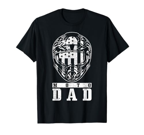 Motocross Moto Dad Dirt Bike Racing MX Biker Father's Day T-Shirt