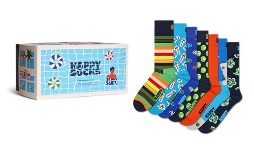 Chaussettes Happy Socks lot de 7 mixte en coton peigné imprimé