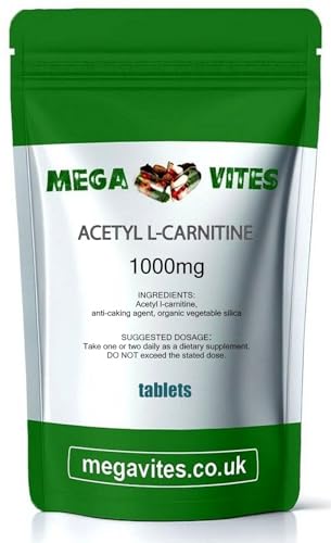 Acetyl L-CARNITINE Tablets 1000mg x 365 - MEGAVITES AMINOLAB