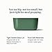 Caraway Glass Food Storage, 6.6 Cup Glass Container,Ceramic Coated Food Container,Easy to Store, Non Toxic, Non Stick Lunch Box Container with Glass Lids. Dishwasher, Oven,Square Shape,Sage