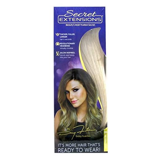 Secret Extensions - Hair Extensions by Daisy Fuentes, Light Golden Blonde by Secret Extensions