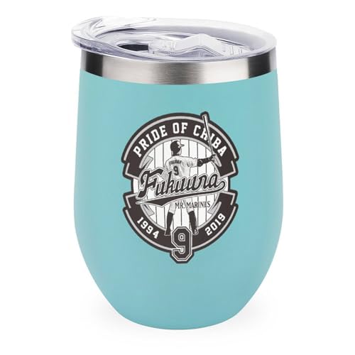 ワインタンブラー 千葉ロッテマリーンズ 野球応援 卵殻カップ タンブラー 350ml U字型 コーヒーカップ 蓋付き ステンレス製 魔法瓶 保冷 保温 水筒 直飲み 応援グッズ プレゼント