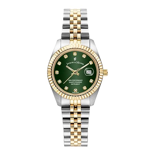 Image of B Jacques DU MANOIR Watch Date Inspiration 31 mm, Gold, 31, Bracelet