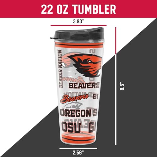 Image of Rico Industries NCAA College Double Wall Mayhem 16oz Or 20oz Tritan Tumbler W Lid