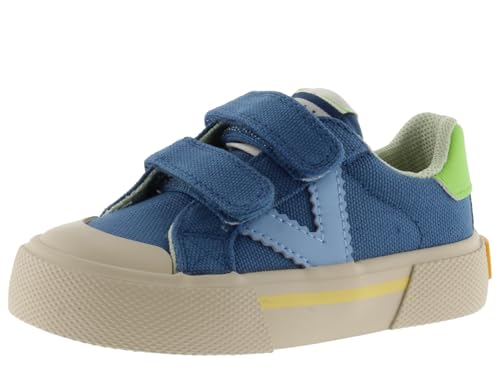 Victoria Baskets Unisexe Tribu Minimaliste Multicolore Toile & Double Fermeture Auto-Agrippante & Forme Large 1355103 pour Enfants Jeans 29