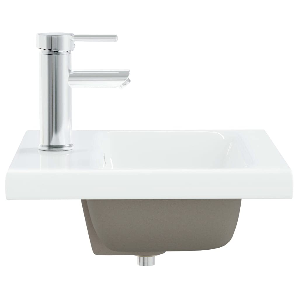 Lavabo Empotrado con Grifo cerámica 42x39x18 cm,Lavabos y fregaderos,Lavabos,10.3kg-148623